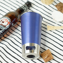 ASOBU Brew Cup<br/>不鏽鋼開瓶啤酒杯 - 香檳金