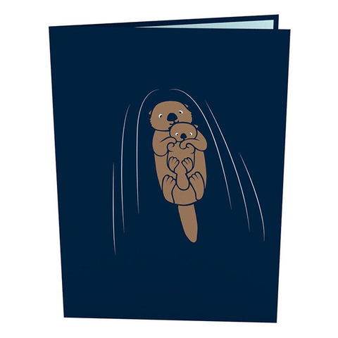 LOVEPOP Otter Mom 3D card<br>萬用卡片－水獺 - Shark Tank Taiwan 