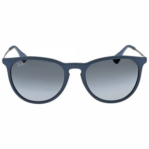 Ray Ban - Erika Black Rubber Gray Lens 54mm Round Ladies Sunglasses RB4171-60028G-54 (32% off)