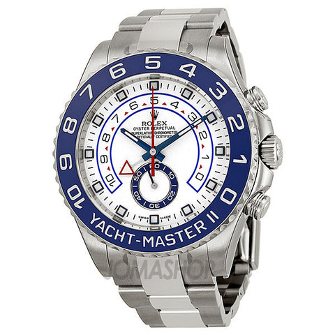 Rolex - Yacht Master II White Dial Blue Bezel Stainless Steel Automatic Mens Watch 116680WAO (6% off)