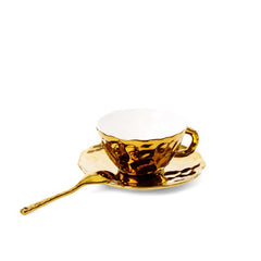 SELETTI<BR/>鍍金造型茶杯