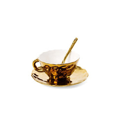 SELETTI<BR/>鍍金造型茶杯