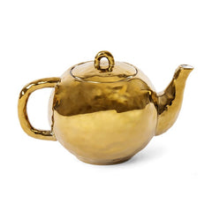 SELETTI<BR/>鍍金造型茶壺