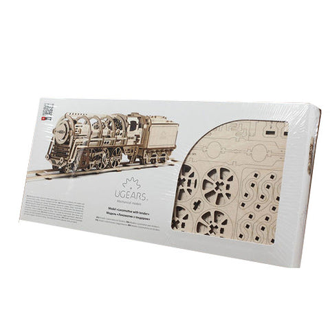 UGEARS Locomotive<BR/>自我推進模型 - 蒸汽火車頭