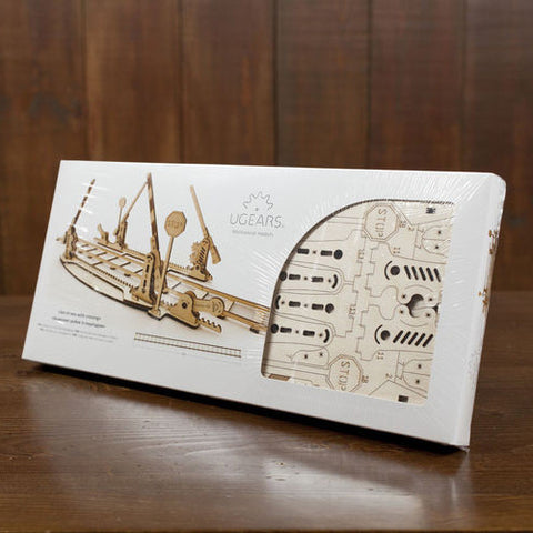 UGEARS Set of Rails<BR/>自我推進模型 - 鐵軌及平交道