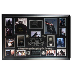 Star Wars Autographed Darth Vedor Helmet + Autographed Photos<br/> 星際大戰黑武士面具＋演員＋導演＋喬治路卡斯 簽名 - Shark Tank Taiwan 