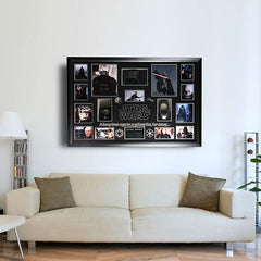 Star Wars Autographed Darth Vedor Helmet + Autographed Photos<br/> 星際大戰黑武士面具＋演員＋導演＋喬治路卡斯 簽名 - Shark Tank Taiwan 