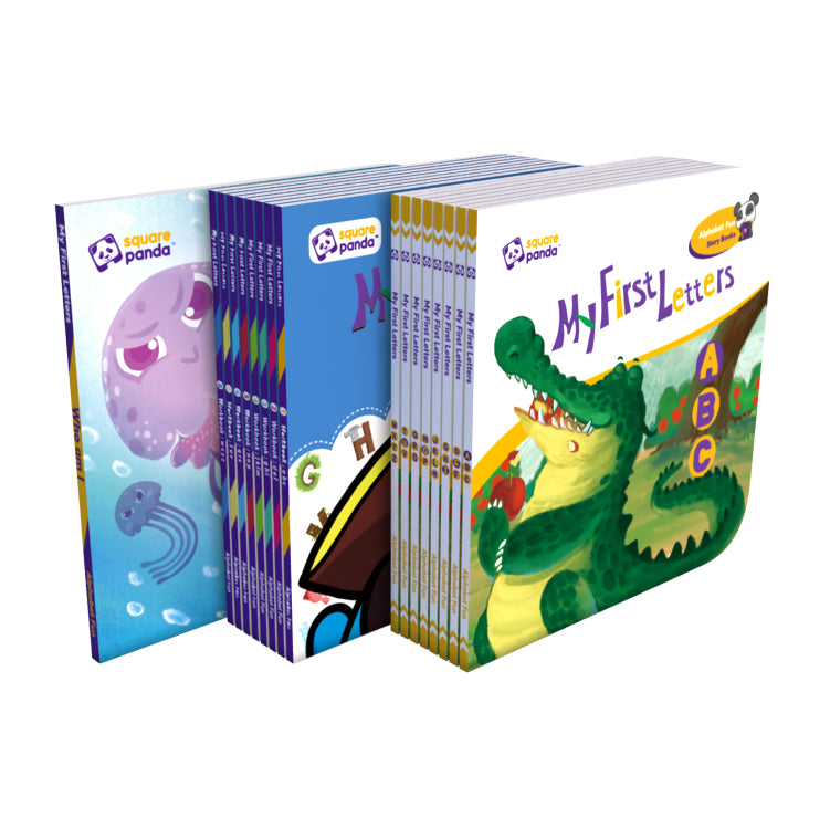 SQUARE PANDA Storybook<br/>小方熊貓自然拼讀繪本 + 練習冊