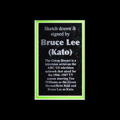 Bruce Lee (Green Hornet) Signature<br/>李小龍親筆簽名 - Shark Tank Taiwan 