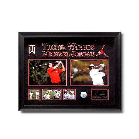 Tiger Woods and Jordan Autographed Golf Ball<br/>老虎伍茲和麥可喬丹親筆簽名高爾夫球