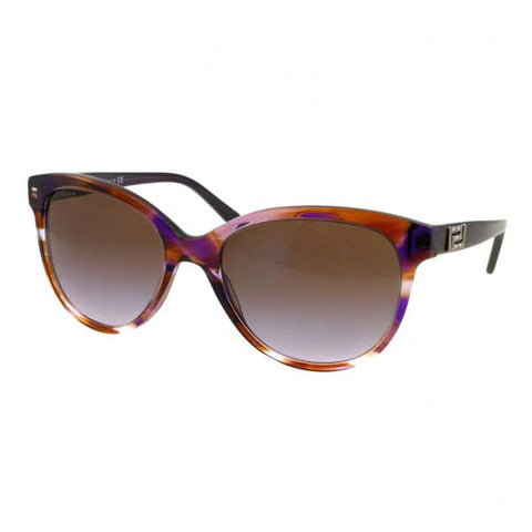 VERSACE 4246B 968/68 Striped Violet Brown 4246B Cats Eyes Sunglasses Lens Categ