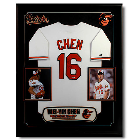 MLB Chen Autographed Jersey - Orioles<br/>陳偉殷簽名球衣